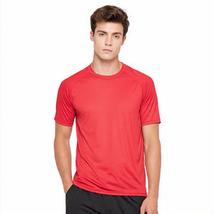 Men 100% <b>Polyester</b> Dry T Shirt Slim Fit Regular Quick Dry Tee Shirt Men's Workout Fitness Wear Athletic Dry <b>TShirt</b> Men - Product Image 1