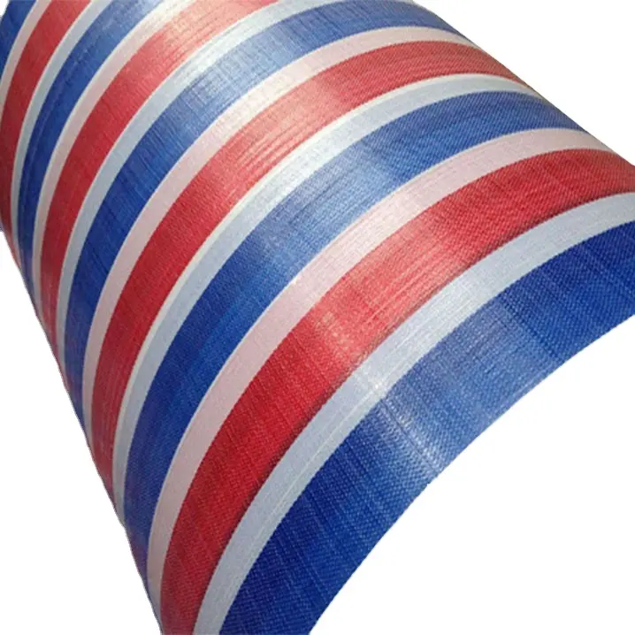 Long lifespan Made in Vietnam Top quality PE Tarpaulin Stripe Line in Roll