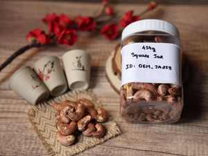 Dried Cashew <b>Nuts</b> 500g Organic Roasted Customizable Grade Vietnam Buttery Salty Flavor Premium Square Jar Wholesale OEM Support - Product Image 6