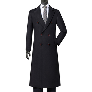 <b>Men's</b> Winter <b>Double</b> <b>Breasted</b> Trench <b>Coat</b> Long - Product Image 4