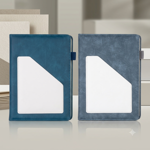 Front Side Pocket Hardcover <b>A5</b> Premium Journal Notebook Multicolor Business Office <b>Diary</b> Custom Logo Printing 80 GSM Inner Pages - Product Image 2