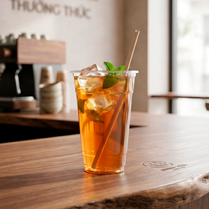 Vietnam Wholesale Disposable PP <b>Cups</b> 16oz 22oz Transparent Single Wall <b>Plastic</b> <b>Cups</b> 95mm Lid For Beverage Tea Coffee Juice - Product Image 6