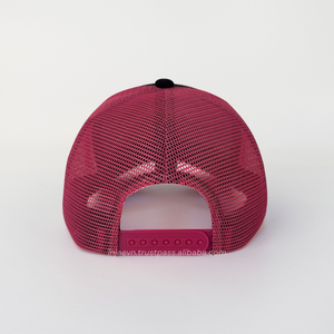 Gorra Trucker Lisa OEM Estructurada de 5 Paneles con Malla, Gorra Estilo Papá Multicolor con Logotipo de Parche Bordado Personalizado, Venta al por Mayor y Pedidos a Granel - Product Image 5