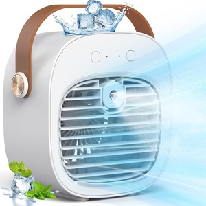Enfriador de Aire Portátil Recargable por USB, Ventilador de Nebulización, Mini Enfriador Evaporativo de Escritorio - Product Image 1