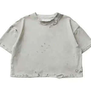 T-shirt oversize gris anthracite pour homme, manches courtes, col rond, en jersey de coton lavé, style décontracté et urbain, best-seller - Product Image 6