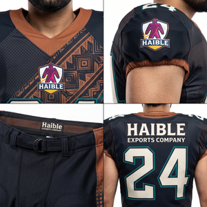 Ensemble d'uniformes de football américain personnalisés sublimés pour hommes, maillot Pro-Cut avec tissu extensible 4 directions et pantalon rembourré, kit d'équipe de gridiron OEM - Product Image 4
