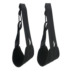 Correas de Levantamiento de Pesas de Nailon Verde con Acolchado Antideslizante, Cierre de Hebilla Ajustable, Elasticidad Moderada, para Gimnasio, Levantamiento de Pesas, Unisex - Product Image 3