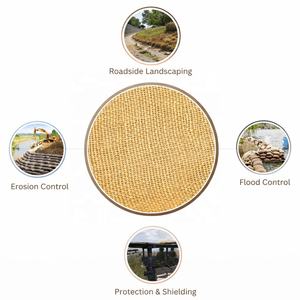 Saco de yute con cordón interior, reutilizable, opción de logotipo personalizado, para control de inundaciones y barrera contra la erosión, biodegradable y ecológico. - Product Image 6