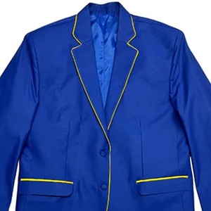OEM Custom Unisex Sorority & Fraternity Wear Double Trim Blazer Organic Cotton Embroidered <b>Coat</b> Greek Formal Lined - Product Image 2