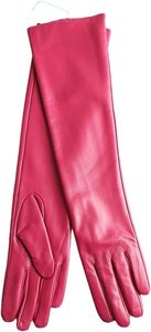 Gants longs en cuir de mouton pour femmes, plusieurs couleurs, chauds, pour sports d'hiver en extérieur, avec fonction tactile et logo personnalisable - Product Image 3