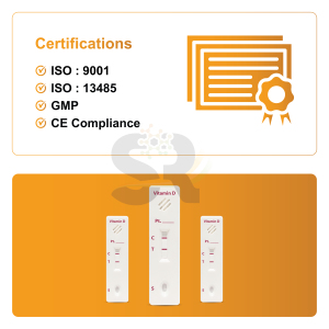 Kit de test rapide de la vitamine D 25 OH, dépistage de la carence en vitamine D, dispositif de <span class=keywords><strong>diagnostic</strong></span> sur sang total, sérum, plasma, 10 tests - Product Image 3