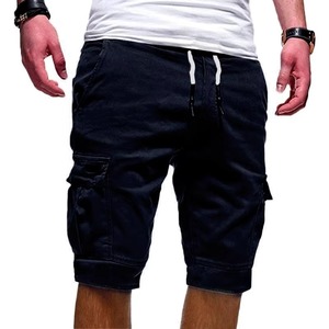 Shorts cargo pour hommes de qualité supérieure, tendance, 100% coton, imperméables, séchage rapide, taille élastique, confortables, lavables - Product Image 5