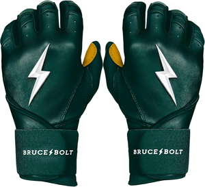 Guantes de Béisbol Personalizados Inspirados en Bruce Bolt, de Cuero Cabretta, Serie Chrome, con Soporte de Muñeca de Puño Corto - Product Image 1