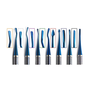 Ensemble de 8 élévateurs manuels de luxation de qualité supérieure en acier inoxydable, instrument dentaire professionnel avec manipulation précise pour PDL - Product Image 5