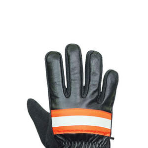Gants de travail en cuir imperméables de sécurité pour pompiers - Product Image 6