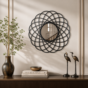 Handcrafted Aluminum Turtle Design <b>Mirror</b> Frame With Antique Finish Coastal Wall Decor For Home With Durable Artistic - Product Image 3