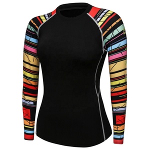 เสื้อรัดกล้ามเนื้อสำหรับผู้หญิง ลายพิมพ์แบบรีดร้อน ระบายอากาศ แห้งเร็ว UPF50+ เป็นมิตรกับสิ่งแวดล้อม สำหรับบราซิลเลียนยิวยิตสู MMA รุ่นใหม่ล่าสุด ปี 2026 - Product Image 1