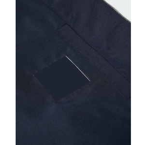 Chaqueta Bomber Azul Marino para Hombre, Cierre de Cremallera, Cuello Alto, Estilo Casual, Material de Poliéster, para Otoño - Product Image 3