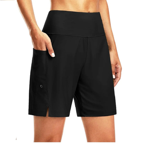 Shorts de bain solides personnalisés avec logo par sublimation, séchage rapide, légers, pour la plage, prix de gros pour commandes en gros - Product Image 2