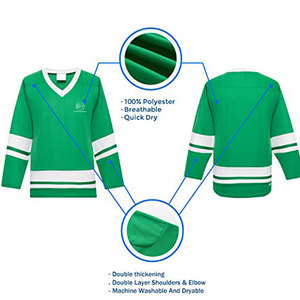 Nouveauté : Maillot de hockey sur glace en tissu 100 % polyester, meilleur prix, vente flash, fabriqué au Pakistan - Product Image 6