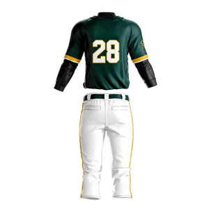 Camiseta de Béisbol Personalizada para Hombre, Manga Corta, Dos Botones, Uniforme Transpirable con Logotipo y Número para Softbol - Product Image 5
