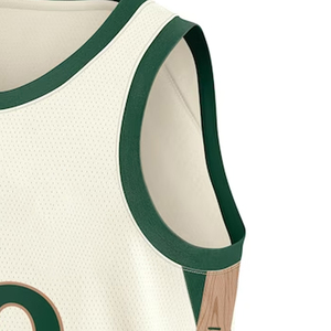 Camiseta de baloncesto con gradiente personalizado, camiseta sin mangas de malla estampada para invierno, camiseta sin mangas que absorbe la humedad - Product Image 4