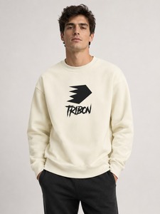 เสื้อสเวตเชิ้ตพรีเมียมสำหรับผู้ชาย เนื้อผ้านุ่ม ระบายอากาศได้ดี สวมใส่สบาย ทรงหลวม เหมาะสำหรับใส่ลำลองในชีวิตประจำวันและกิจกรรมกลางแจ้ง คุณภาพสูง - Product Image 1