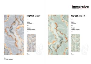 Azulejos de Porcelana de Alta Gama 60X120CM 600X1200MM 24X48 Acabado Brillante Formato Grande Premium Para Espacios Modernos - Product Image 3