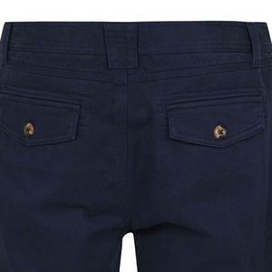 Shorts cargo pour homme, taille mi-haute, fermeture boutonnée, couleur unie, coton Oxford, décontractés, style Bermuda, avec poches - Product Image 6