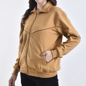 เสื้อฮู้ดซิปโอเวอร์ไซส์สำหรับผู้หญิง ผ้าฟลีซนุ่ม สวมใส่สบาย แฟชั่นลำลอง เสื้อคลุมฤดูหนาว - Product Image 2