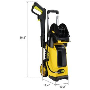 Idropulitrice a Benzina Triplex da 1800W per Lavaggio Auto Intensivo, 380V 110V 3800 PSI, Gialla - Product Image 3