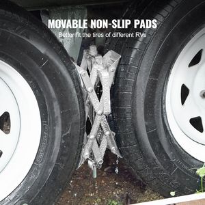 Accessorio Esterno per Camper a Forma di X, Stabilizzatore per Ruote, Adatto per Spazi tra Pneumatici da 1,5'' a 10'', 2 Set Inclusi - Product Image 3