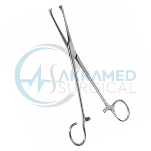 คีมจับ Clover Tonsil Pillar Grasping Forceps ทำจากสแตนเลส สำหรับศัลยกรรมตกแต่ง ใช้ซ้ำได้ ได้รับการรับรองมาตรฐาน CE แบบใช้มือ ขนาด 20 ซม. สำหรับการผ่าตัด - Product Image 5
