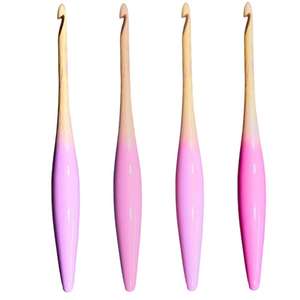 Knitting <b>Hook</b> 4.5 mm Ergonomic Design and Custom Color Needlework - Product Image 6