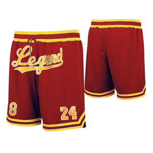 Pantalones Cortos de Baloncesto Personalizados Unisex, Transpirables, de Secado Rápido, Duraderos, con Bordado de Nombre y Número del Equipo, Ropa Deportiva de Talla Grande 100% - Product Image 2
