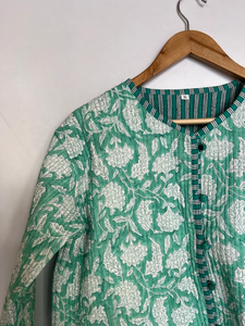 Edredón Acolchado Hecho a Mano en India, 100% Algodón Ecológico, Antiarrugas, Transpirable, de Secado Rápido, con Estampado Digital y Bolsillo Frontal, para Otoño e Invierno - Product Image 3