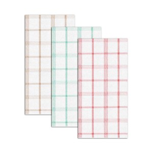 Serviettes de cuisine en coton 100% teint en fil, à carreaux, fabriquées en Inde, super absorbantes et à séchage rapide, pour la maison, par un fabricant professionnel. - Product Image 6