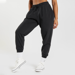 Pantalones de chándal de hip hop holgados de moda al por mayor para mujer, de cintura alta, de invierno, de forro polar grueso, tallas grandes - Product Image 1