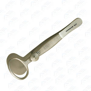 Pince à paupière ophtalmique à plaque supérieure ouverte Grand instrument médical manuel ovale et équipement Pince à tourner les paupières - Product Image 3