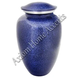Urne funéraire artisanale moderne et détaillée avec une esthétique unique, idéale pour honorifier les proches, par Axiom Home Accents - Product Image 3