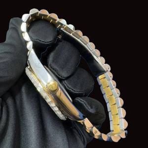 Best Personalized Bling <b>Iced</b> <b>Out</b> <b>Watch</b> Stainless Steel VVS1 Moissanite Diamond Arabic Numerals Two Tone Luxury Wristwatch - Product Image 2