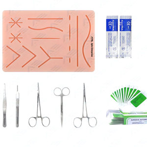 Medical Schools Popular Surgical Dental <b>Suture</b> <b>Kit</b> Medic Instruments <b>Suture</b> Set for Healthcare <b>Suture</b> Practice <b>Kit</b> Training - Product Image 1