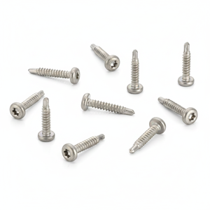 Natural Finish Stainless Steel Self-Drilling Screws - <b>Pan</b> Head Metric/Inch Standard - Product Image 1