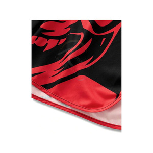 High Performance Men's MMA Shorts Black Red <b>Dragon</b> Print Quick Dry Regular Fit Martial Arts Wear - Product Image 4