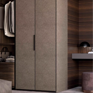 JY Project Custom Foldable Modern European Design Adjustable Panel High Quality MDF Bedroom <b>Small</b> Closet Wardrobe <b>Sliding</b> Door - Product Image 2