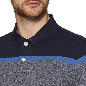 Polo ajustado para hombre, manga corta, transpirable, de secado rápido, 100% algodón, polos de alta calidad para hombre en venta - Product Image 4
