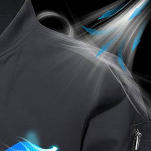 Blouson d'hiver pour homme en toile patchwork coupe-vent et imperméable - Product Image 2