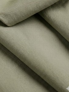 Camisa Casual de Algodón Verde Oliva para Hombre, Manga Larga, Cuello Clásico, Color Sólido, Tejido Popelina Transpirable, Estilo Primavera - Product Image 5