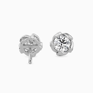 Pendientes de Diamante Cultivado en Laboratorio D'VINS JEWELS, Corte Brillante de 1.5 Quilates, Oro Sólido de 14K, Certificado IGI, Joyería de Lujo para Mujer, Boda, Fiesta - Product Image 3