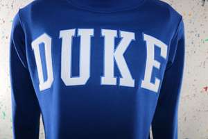 Sweat-shirt à capuche Duke bleu royal 100% coton, sur mesure, fils fins, pour l'hiver - Product Image 5